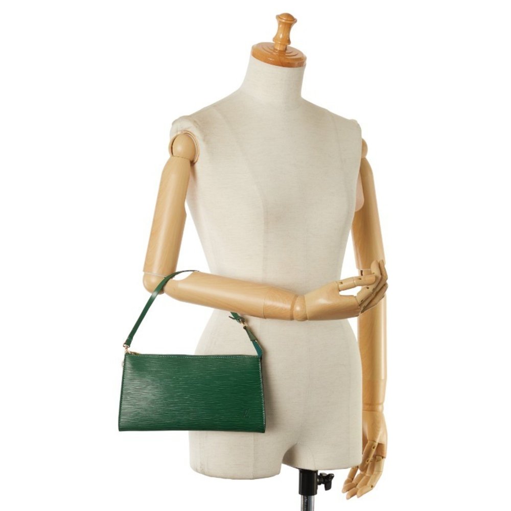Louis Vuitton Epi Pochette Accessory Pouch M52944 Borneo Green Leather Women'... - Picture 9 of 9